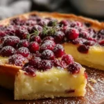 Cranberry Custard Pie Delight - Festive Dessert Inspiration