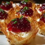 Cranberry Hot Pepper Jelly Cream Cheese Cups - Tasty Appetizers