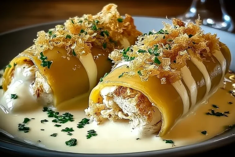 Creamy Chicken Pillows Fresh Out of the Oven