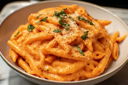 tomato cream sauce pasta