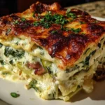 vegetarian white sauce lasagna