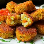 Crispy Chickpea Vegetable Nuggets Ready to Savor