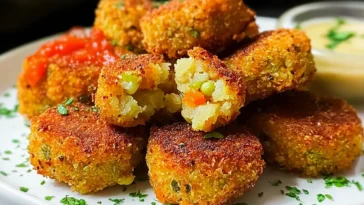 Crispy Chickpea Vegetable Nuggets Ready to Savor
