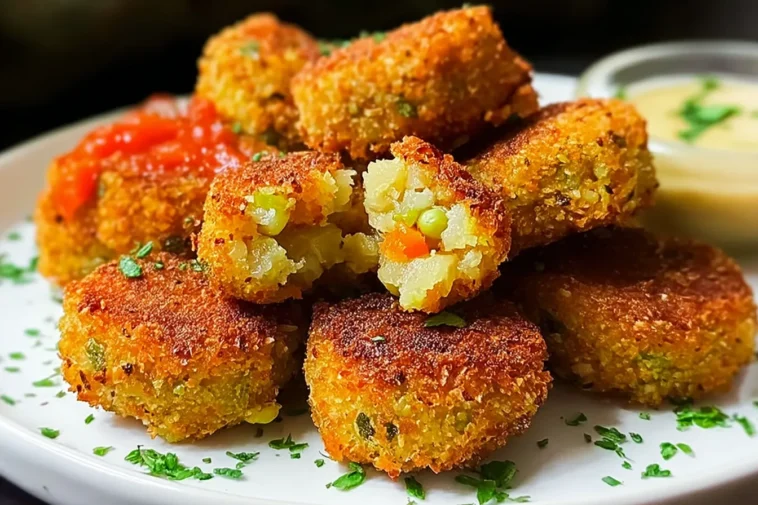 Crispy Chickpea Vegetable Nuggets Ready to Savor