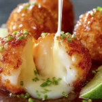 Crispy Lime-Chili Cheese Bombs Ready to Serve