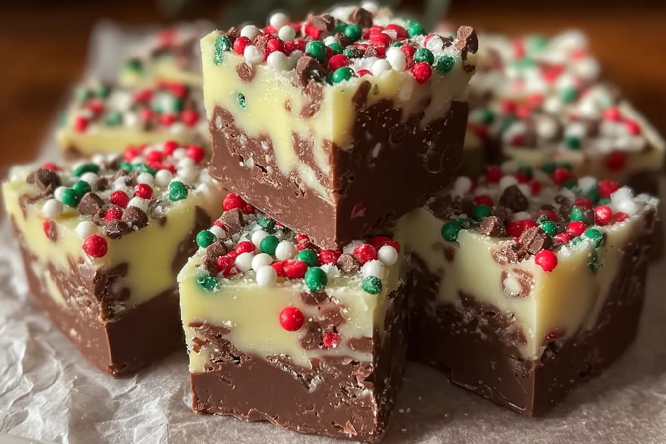Easy Christmas Fudge Sprinkles: The Perfect Festive Treat 3 Easy Christmas Fudge Sprinkles Ready to Delight