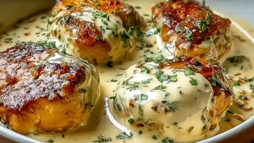 Delicious Easy Creamy Chicken Dish Ready to Serve
