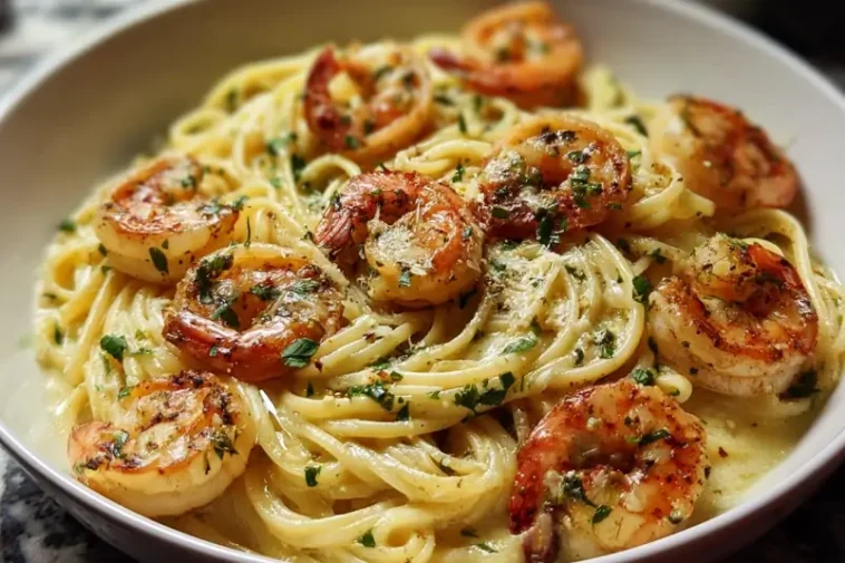 romantic shrimp pasta