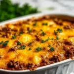 Delicious Hobo Casserole Ground Beef Ready to Serve