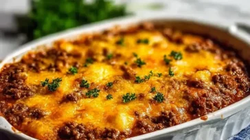 Delicious Hobo Casserole Ground Beef Ready to Serve