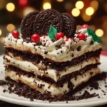 festive Oreo pudding dessert