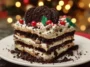 festive Oreo pudding dessert
