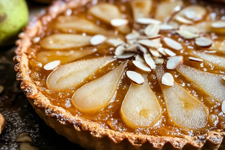 Irresistible Pear and Almond Frangipane Tart Freshly Baked
