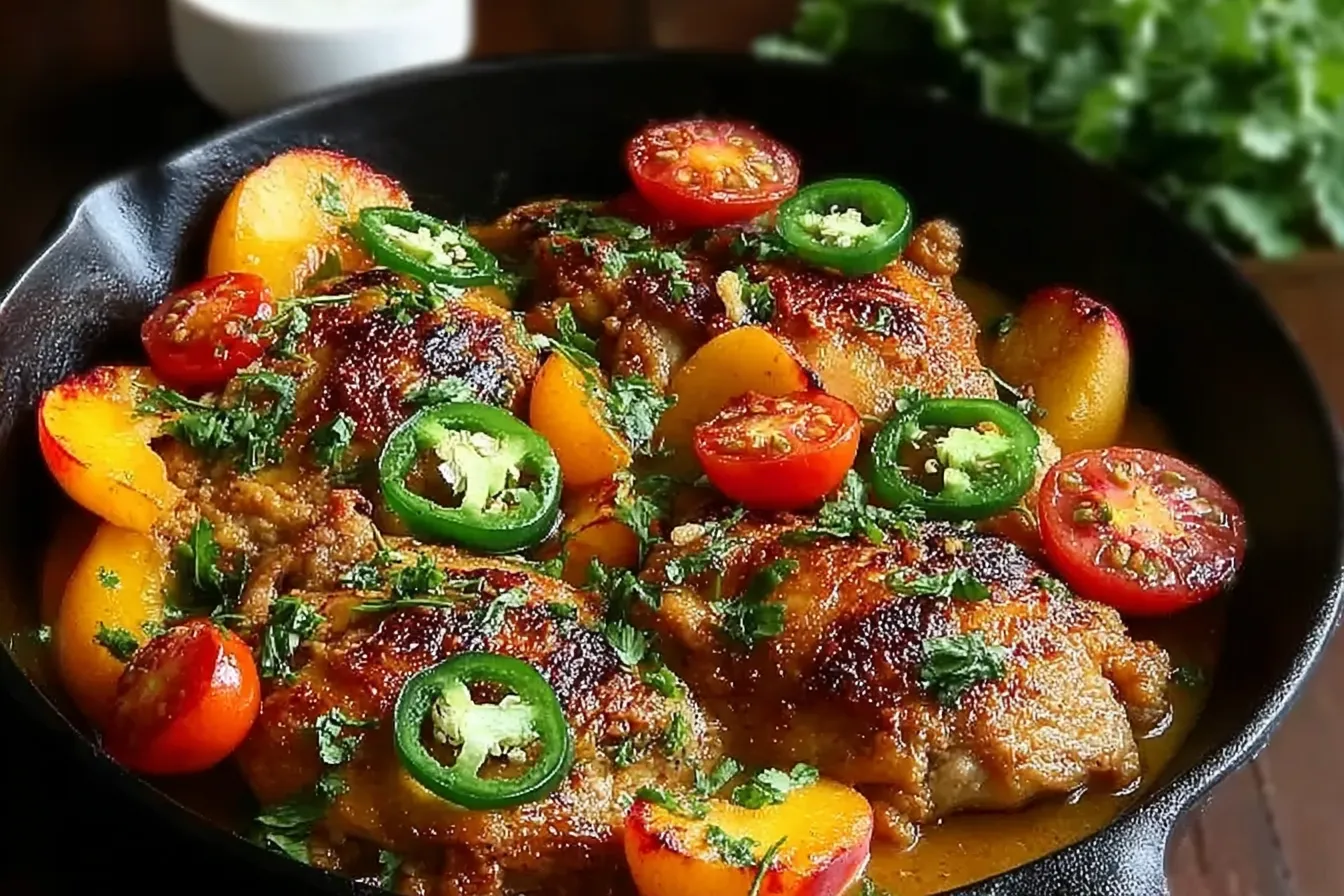 Jalapeno Peach Chicken