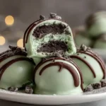 no-bake mint truffles