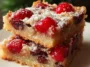 Delicious Old Fashioned Cherry Bars Freshly Baked