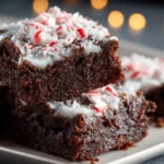 Decadent One Bowl Peppermint Brownies