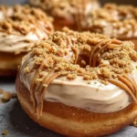 Peanut Butter Cheesecake Donuts Freshly Baked
