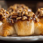 Pecan Pie Crescent Rolls Freshly Baked