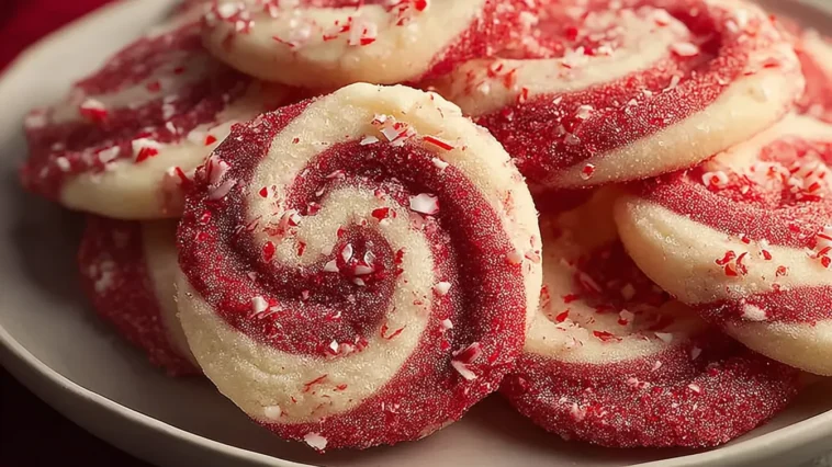 Colorful Peppermint Swirl Cookies Ready to Enjoy