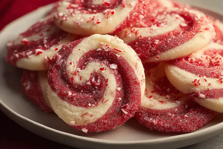 Colorful Peppermint Swirl Cookies Ready to Enjoy