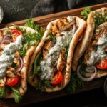 Sheet Pan Chicken Pitas with Herby Ranch - Tasty and Easy