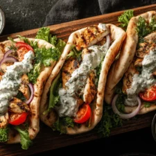 Sheet Pan Chicken Pitas with Herby Ranch Recipe - Easy & Flavorful!