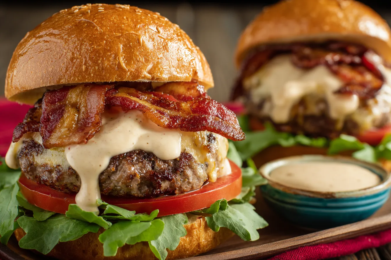 Smash Burgers with Baconnaise Recipe: The Ultimate Flavor Hit 3 Smash Burgers with Baconnaise: Mouthwatering and Delicious