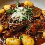Beef Ragu with Parmesan Gnocchi