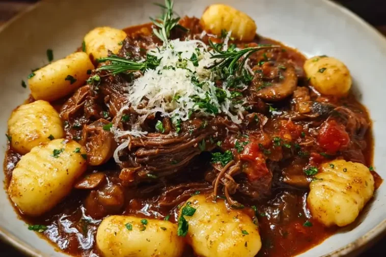 Beef Ragu with Parmesan Gnocchi