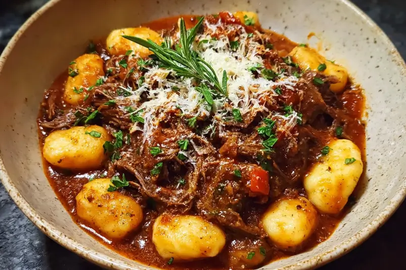 Beef Ragu with Parmesan Gnocchi: Indulgent Comfort in Every Bite