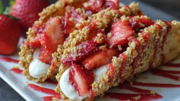 Cream Cheese Strawberry Tacos