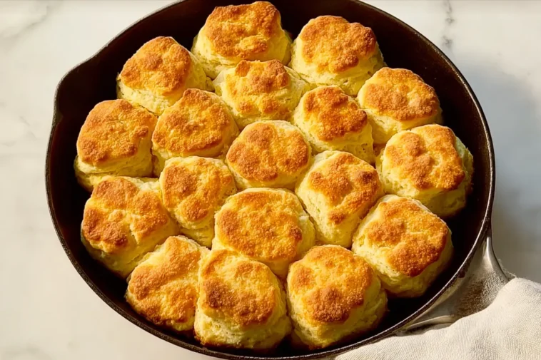 Golden Brown Angel Biscuits Fresh from the Oven