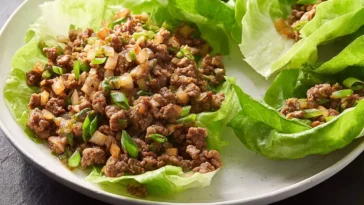 Delicious Asian Lettuce Wraps Ready to Serve