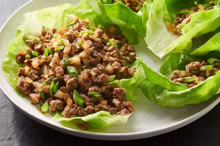 Delicious Asian Lettuce Wraps Ready to Serve