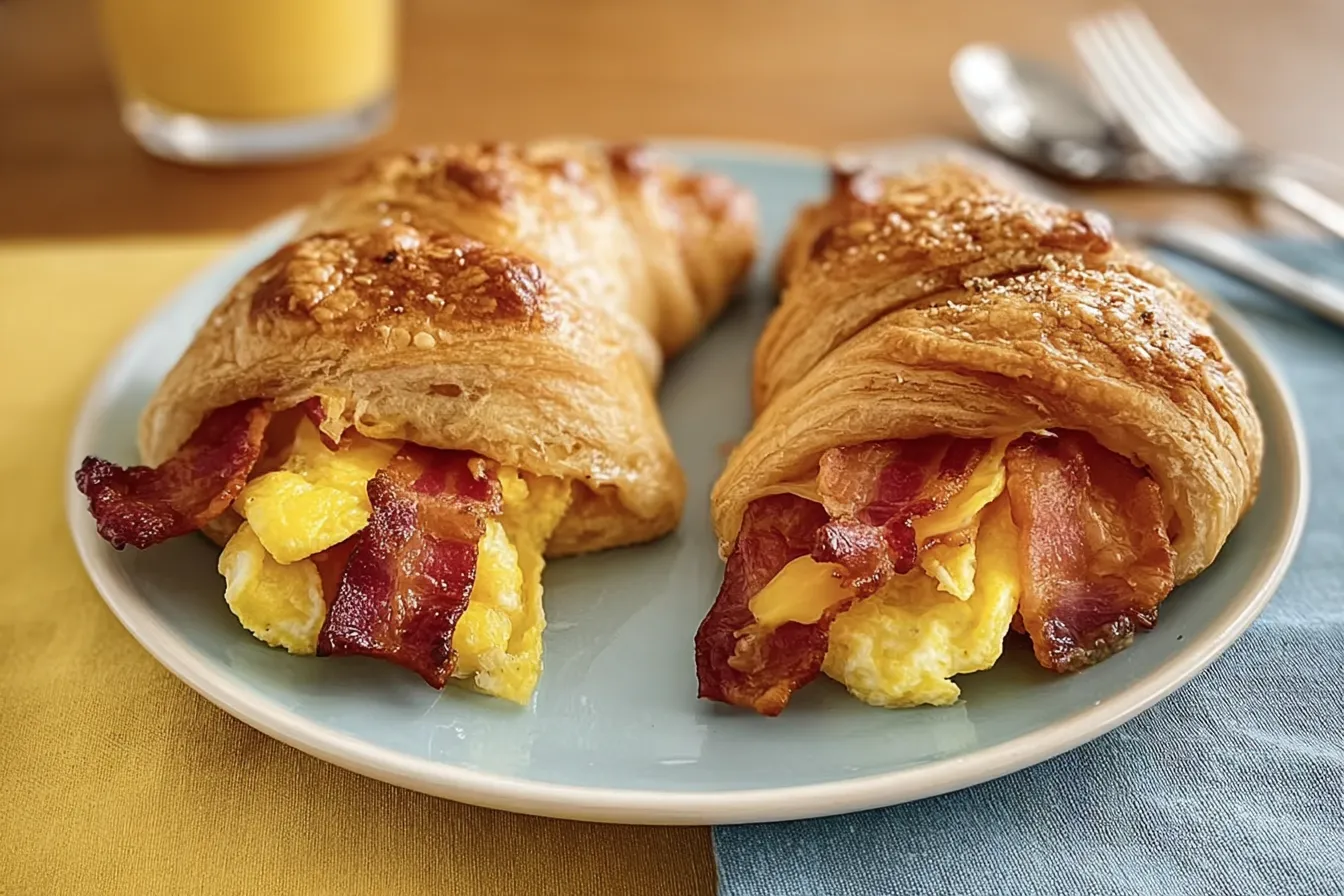 Bacon, Egg and Cheese Breakfast Sandwiches