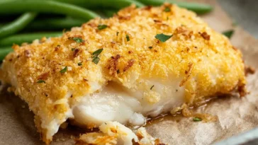 Baked Haddock on a Plate