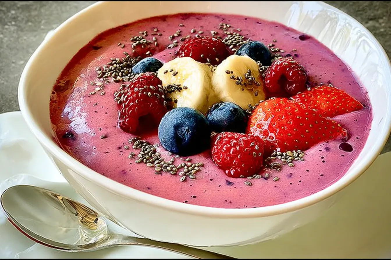 Berry Banana Smoothie Bowl