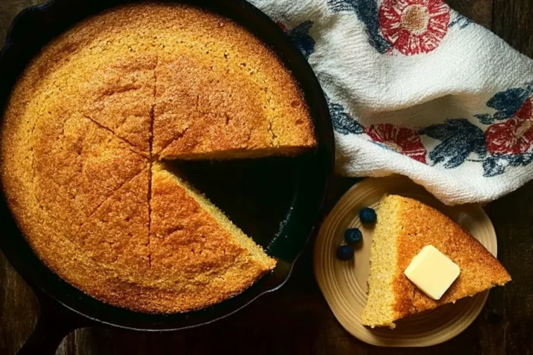 Delicious Slice of Old-Fashioned Cornbread