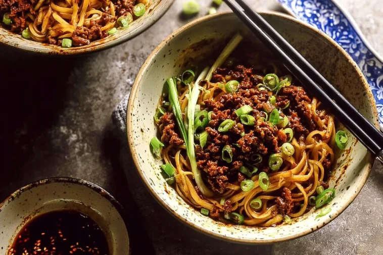 Better Than Takeout Dan Dan Noodles Bowl
