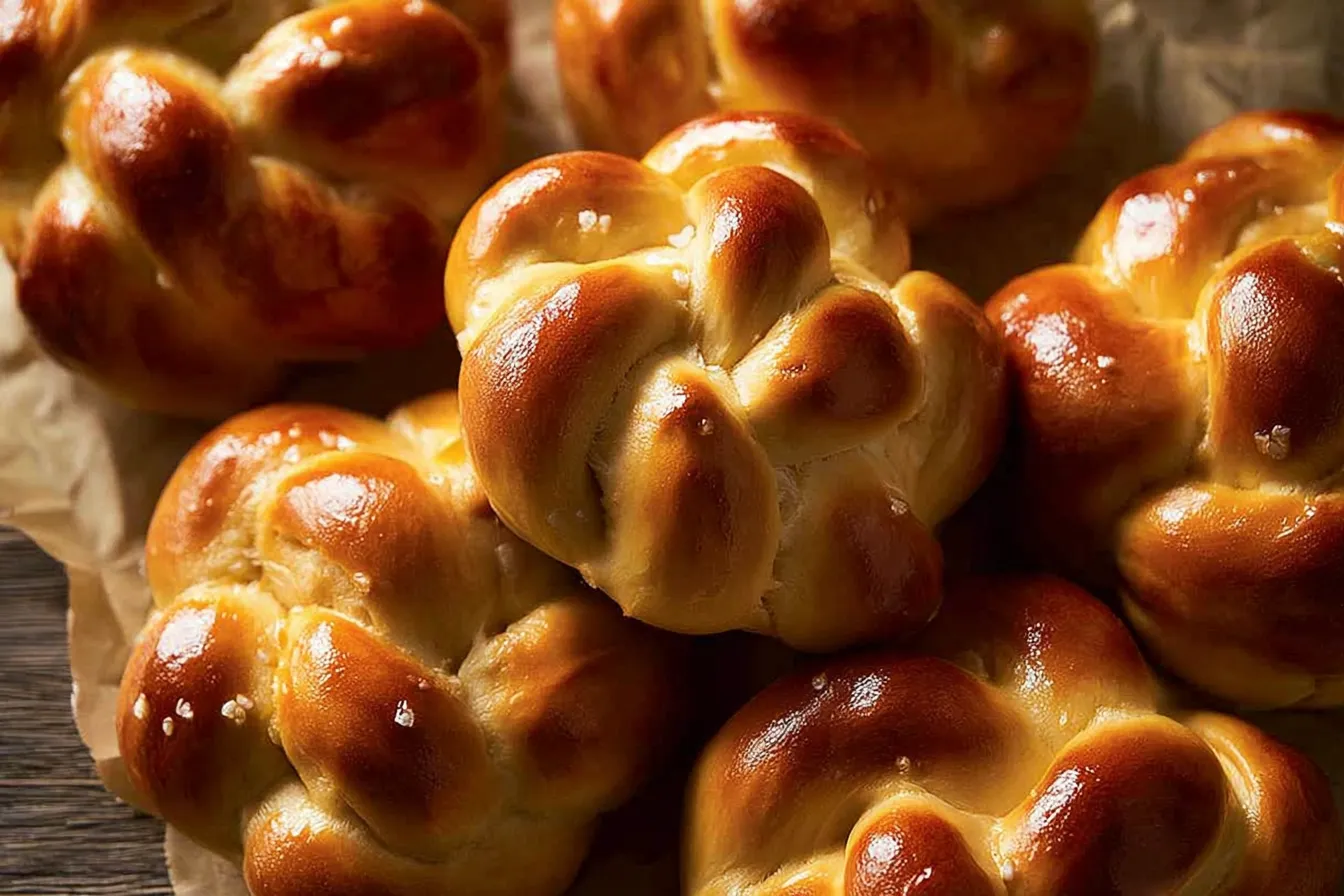 Braided Challah Buns (Homemade Roll Recipe)