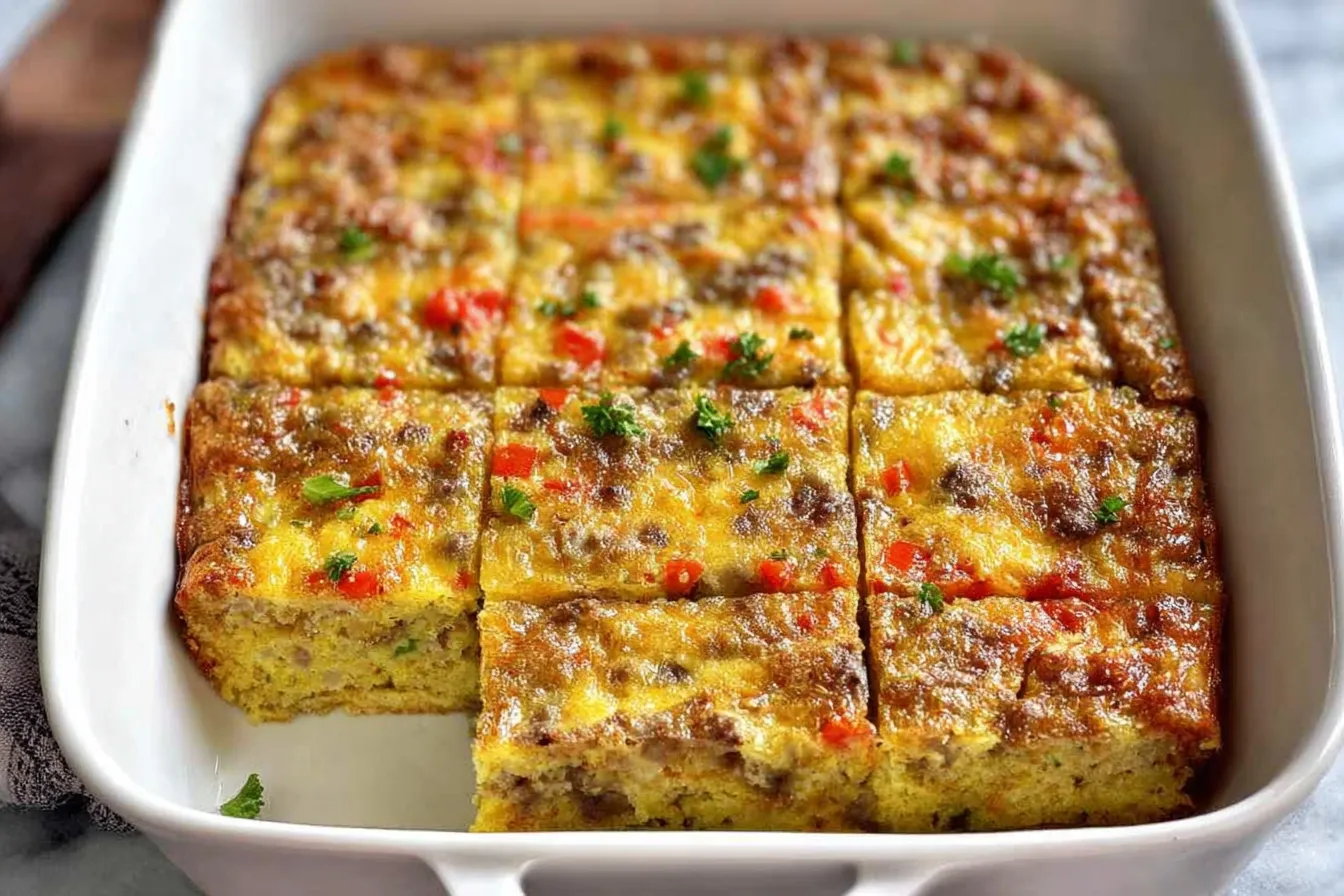 Breakfast Casserole: Start Your Day with Deliciousness! 3 Breakfast Casserole Freshly Baked with Toppings