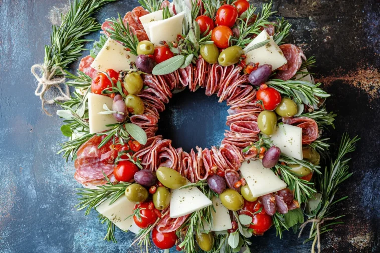 Delicious Charcuterie Wreath for Holiday Celebrations
