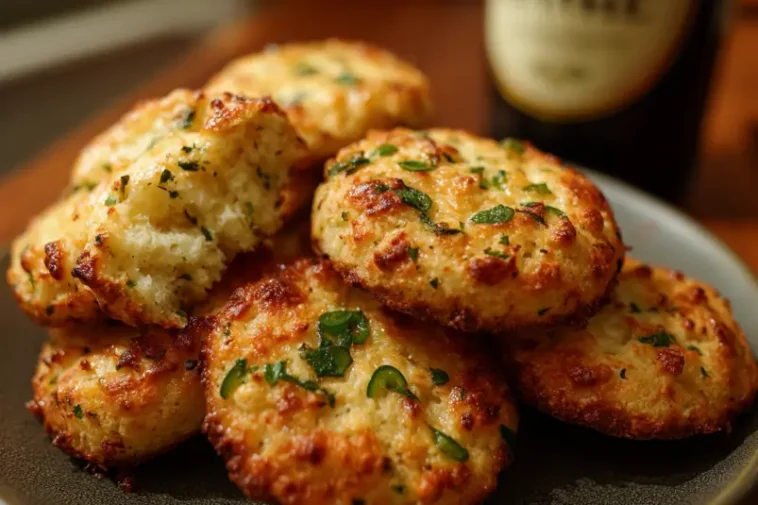 Cheesy Jalapeño Shortbread on a Serving Platter
