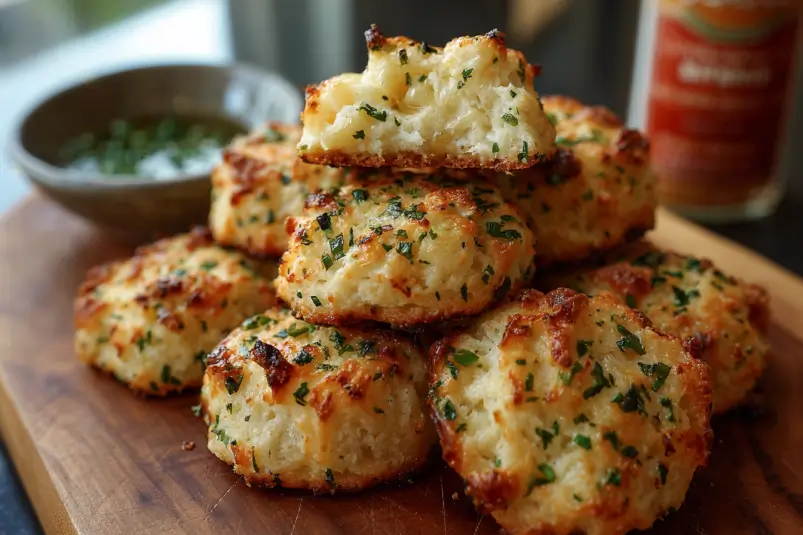 Cheesy Jalapeño Shortbread on a Serving Platter