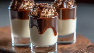 Delicious Chocolate Kahlua & Bailey’s Pudding Shots