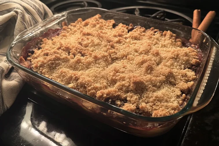 Delicious Cinnamon Apple Crisp Recipe Slice