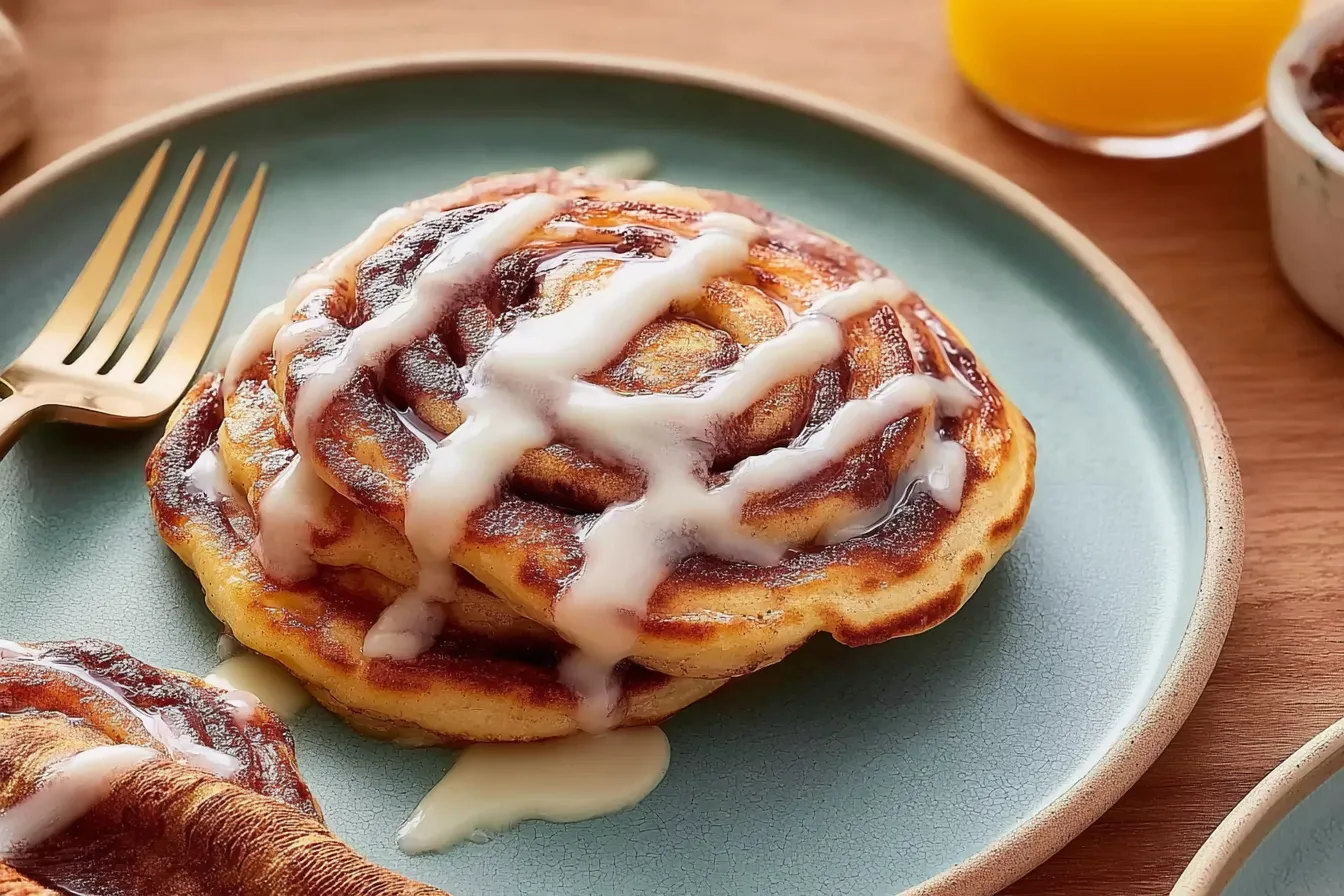 Cinnamon Roll Pancakes