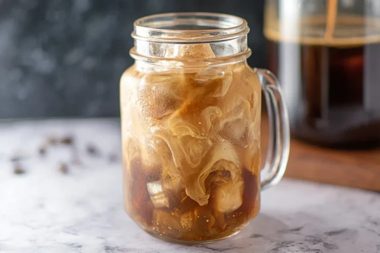 Cold Brew Iced Coffee in a Glass
