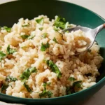 Delicious Copycat Chipotle Cilantro Lime Brown Rice